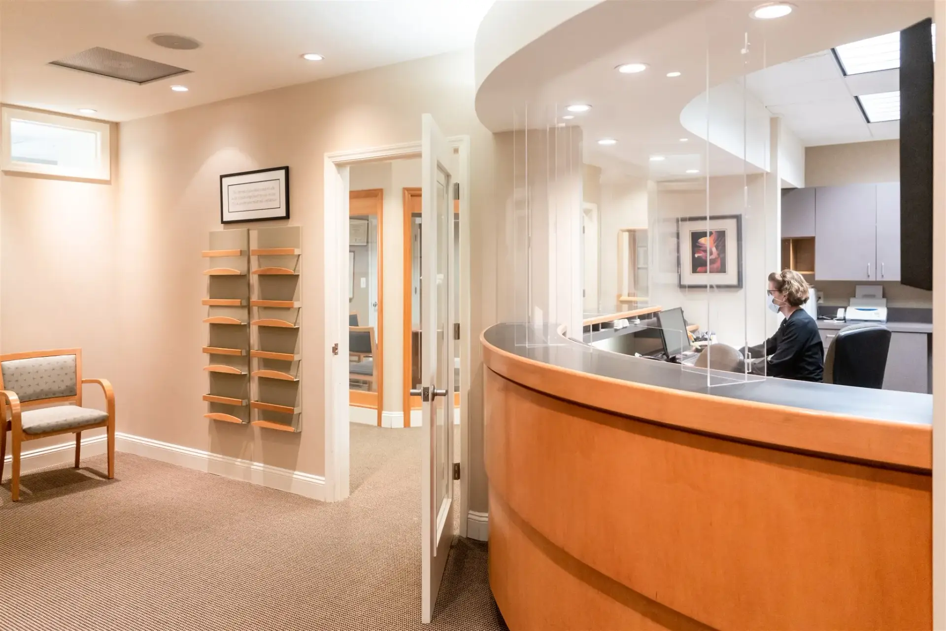 Reception at our Silver Spring cosmetic dentistry