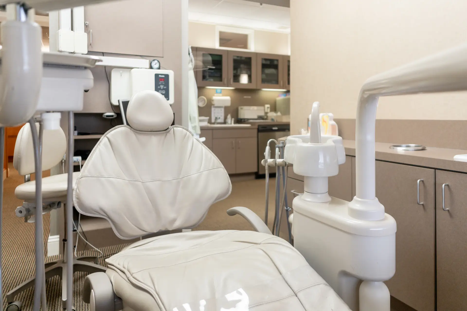 State of the art technology inside Kraja and Sidhu Dental office in Maryland